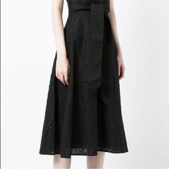 Acler Black Amber Halter Neck Front Tie Dress | Size 2   NWOT Black linen blend - Picture 6 of 12